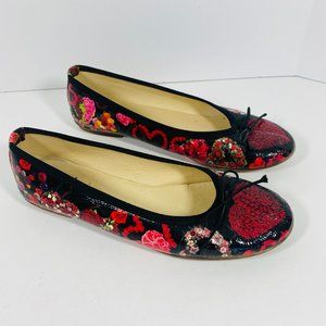 Hearts and Roses Ballerina Flat